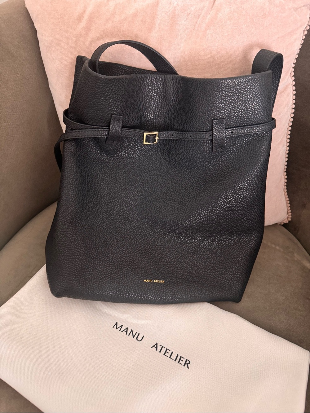 Manu Atelier Leather Tote